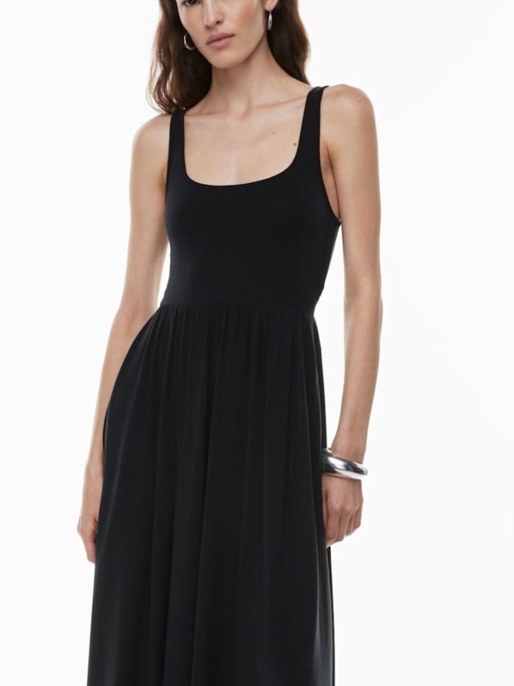 Aritzia Market Midi Dress - Black